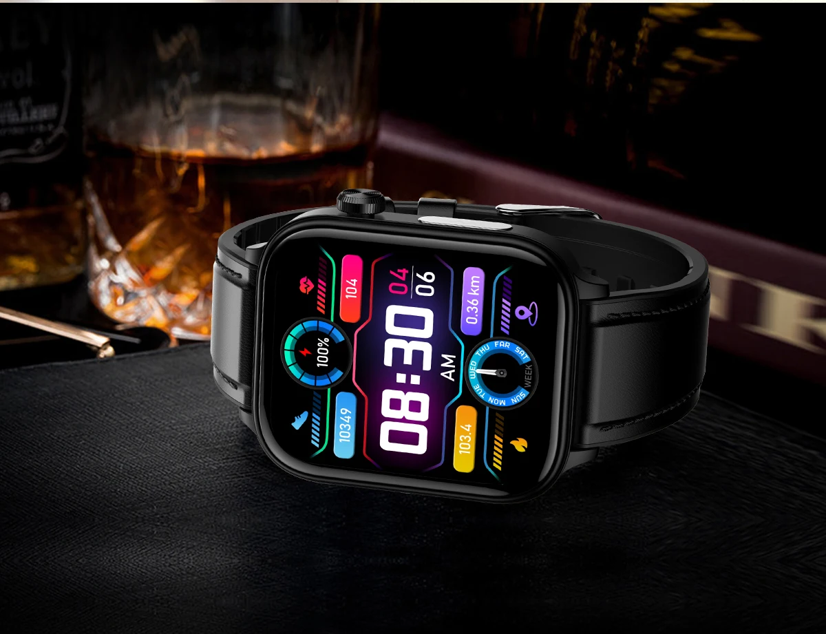 2024 New ECG+PPG Medical Grade Smart Watch Men Blood Glucose Blood Lipid Uric Acid Monitoring Bluetooth Call Health Smartwatches