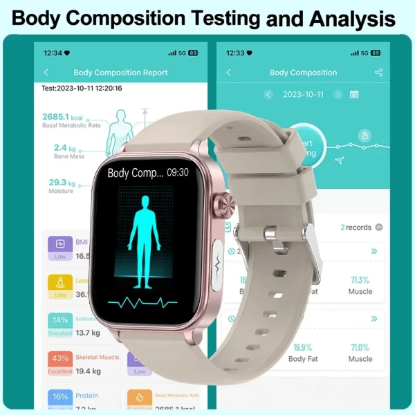2024 New ECG+PPG Medical Grade Smart Watch Men Blood Glucose Blood Lipid Uric Acid Monitoring Bluetooth Call Health Smartwatches - Image 3
