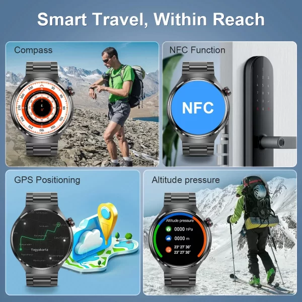 New GPS Smart Watch For Men Huawei - Image 2